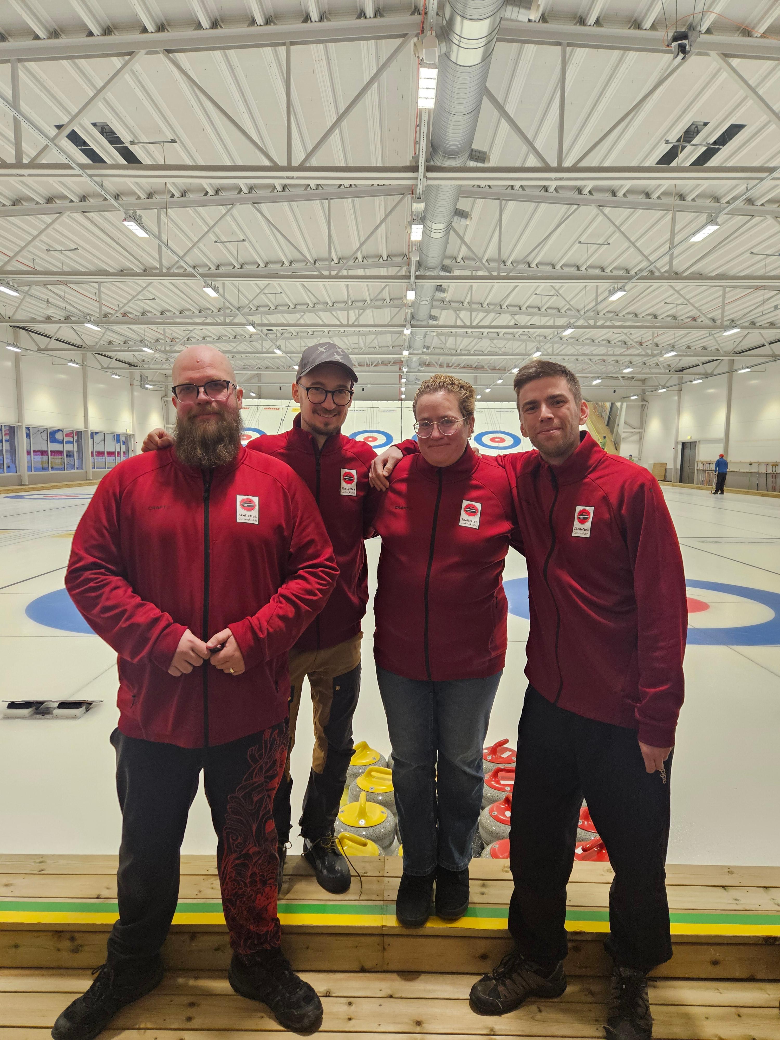 Silvermedaljörer Division II Skellefteå CK Lag Mutikainen